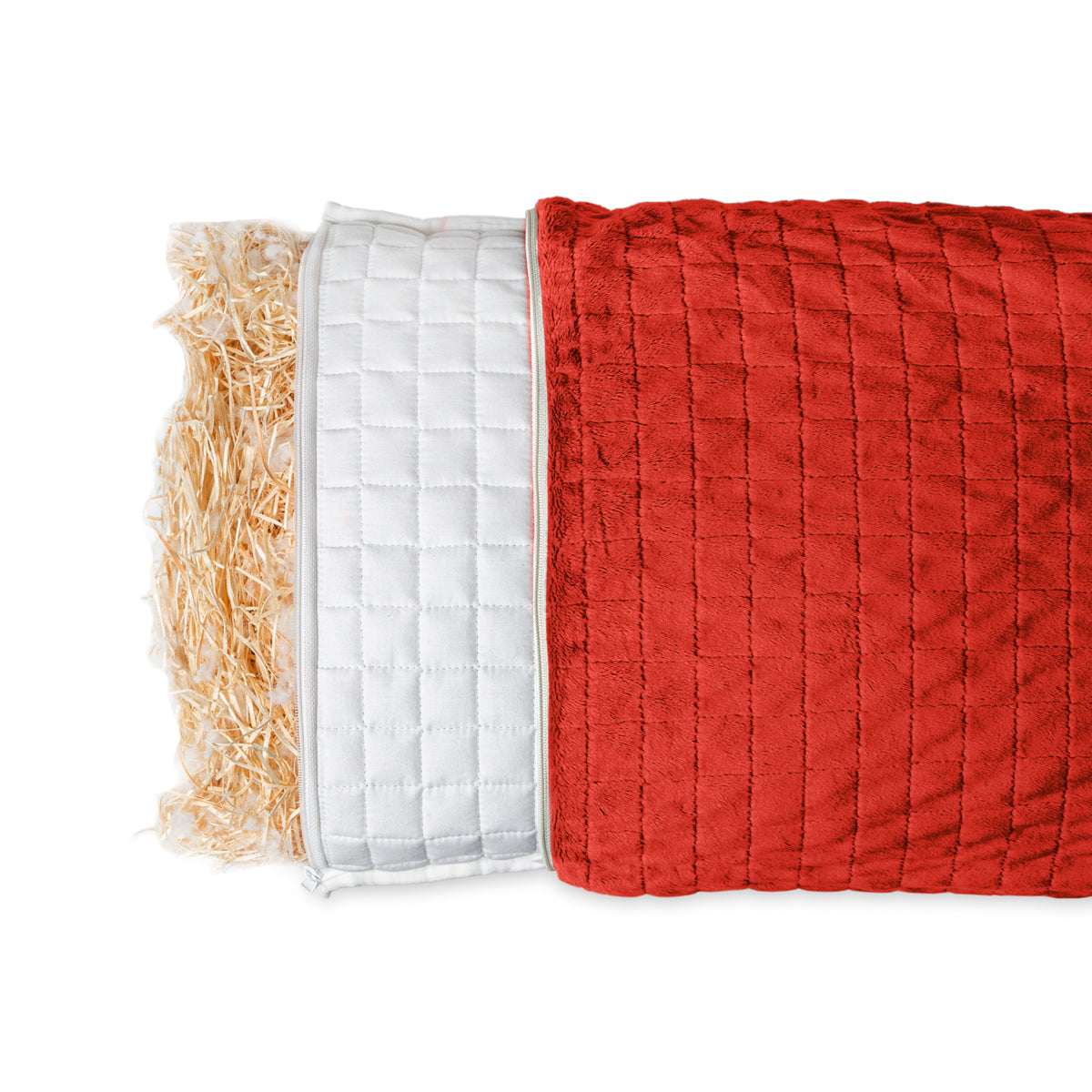 Coussin de santé rouge pour adultes