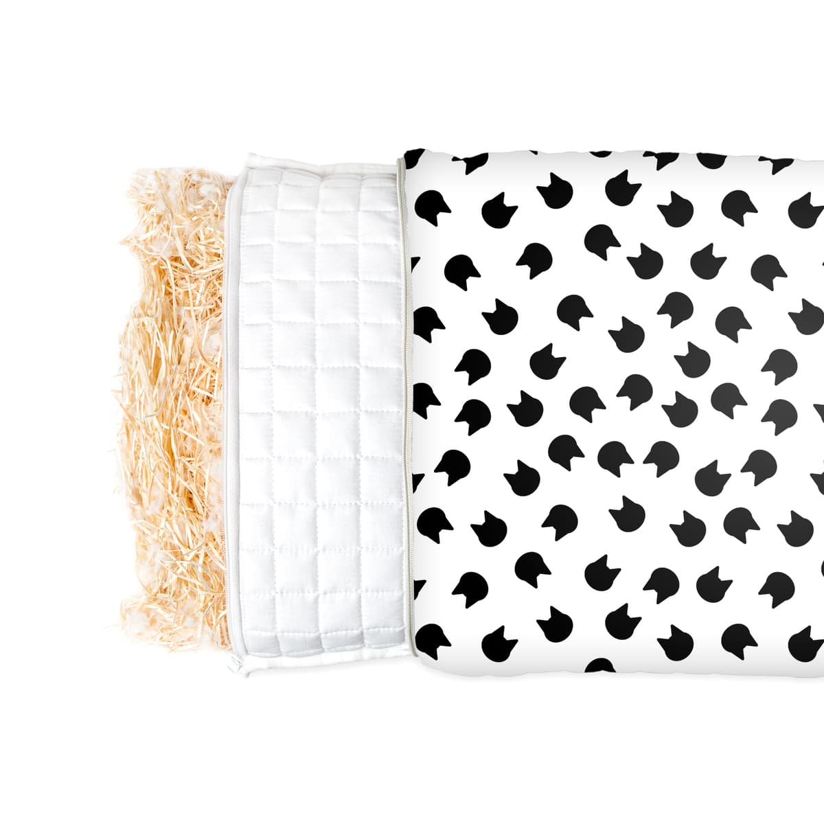 Coussin de santé avec motif de chats pour enfants