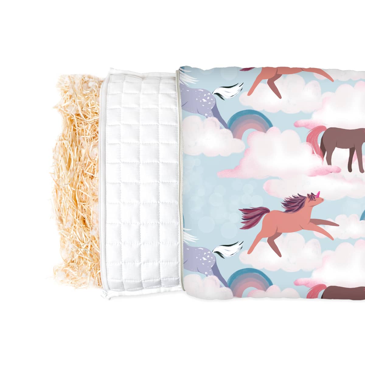 Coussin de santé avec motif cheval pour enfants