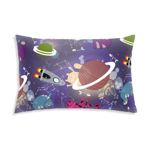 Coussin de santé avec housse en coton motif Univers pour enfants