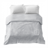 Couverture thérapeutique originale - Housse 4 saisons en gris