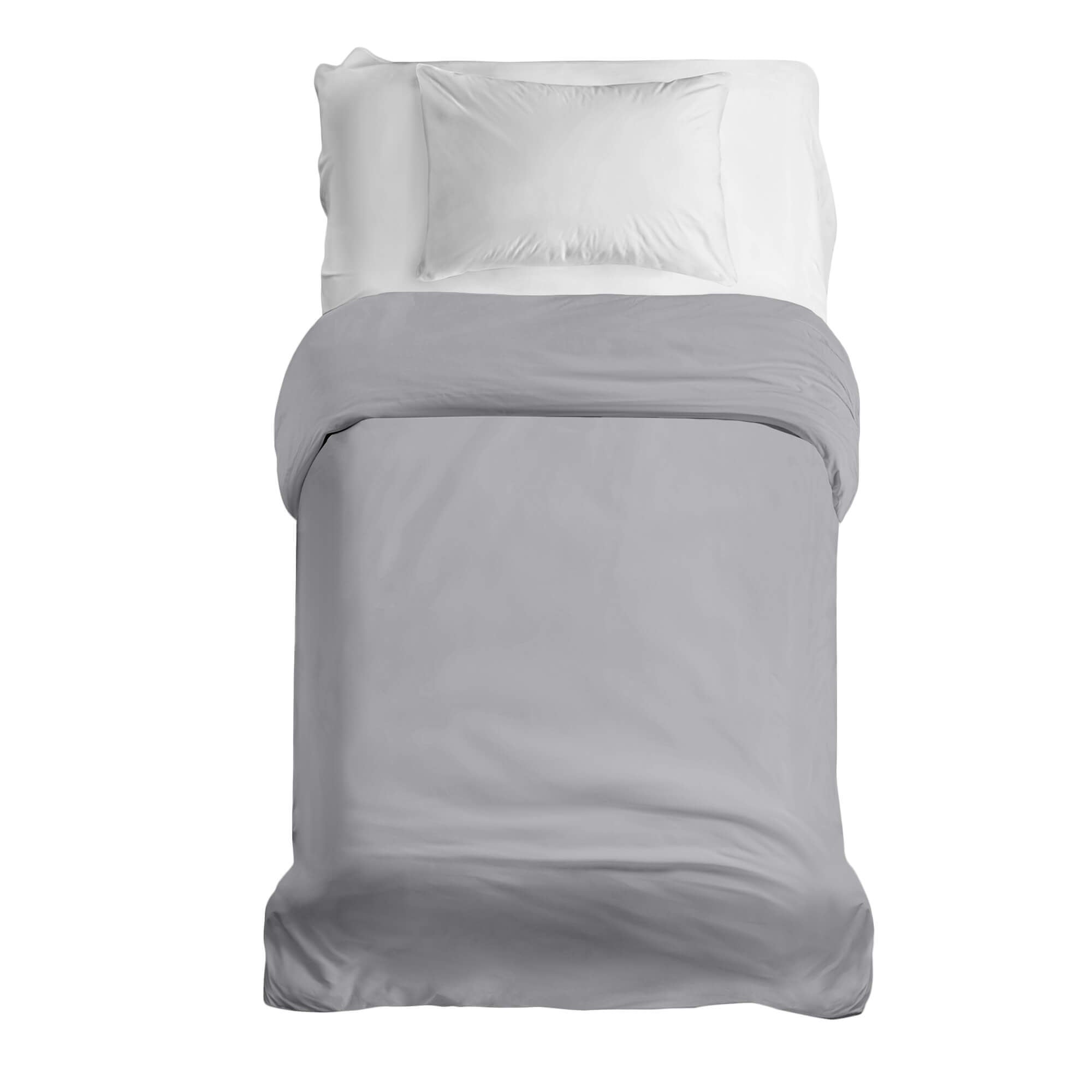 Couverture thérapeutique originale - Housse en coton gris clair