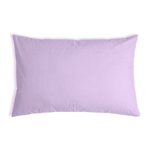 Coussin de santé avec housse en coton lavande pour adultes – housse de coussin vue de face