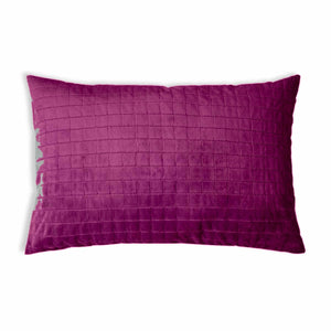 Coussin de santé avec housse 4 saisons violet pour adultes – housse de coussin vue de face