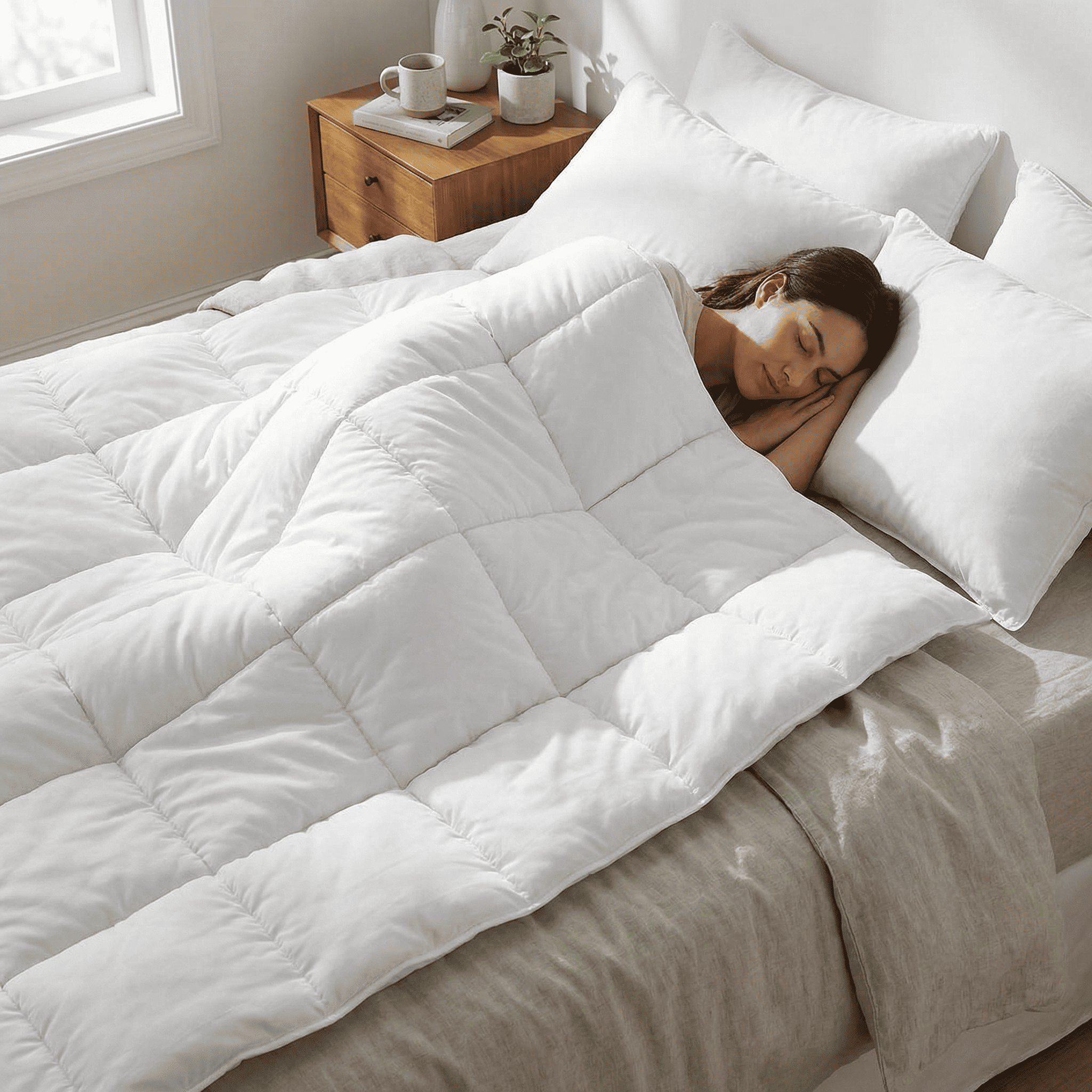 Couverture thérapeutique originale - Housse de couverture pondérée avec boucles pour enfants et adultes