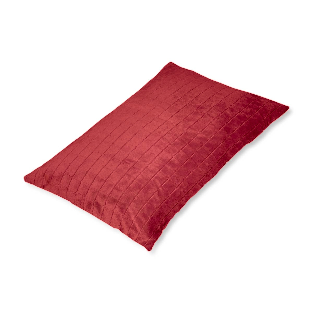 Coussin de santé avec housse 4 saisons rose pour adultes – housse de coussin vue de biais