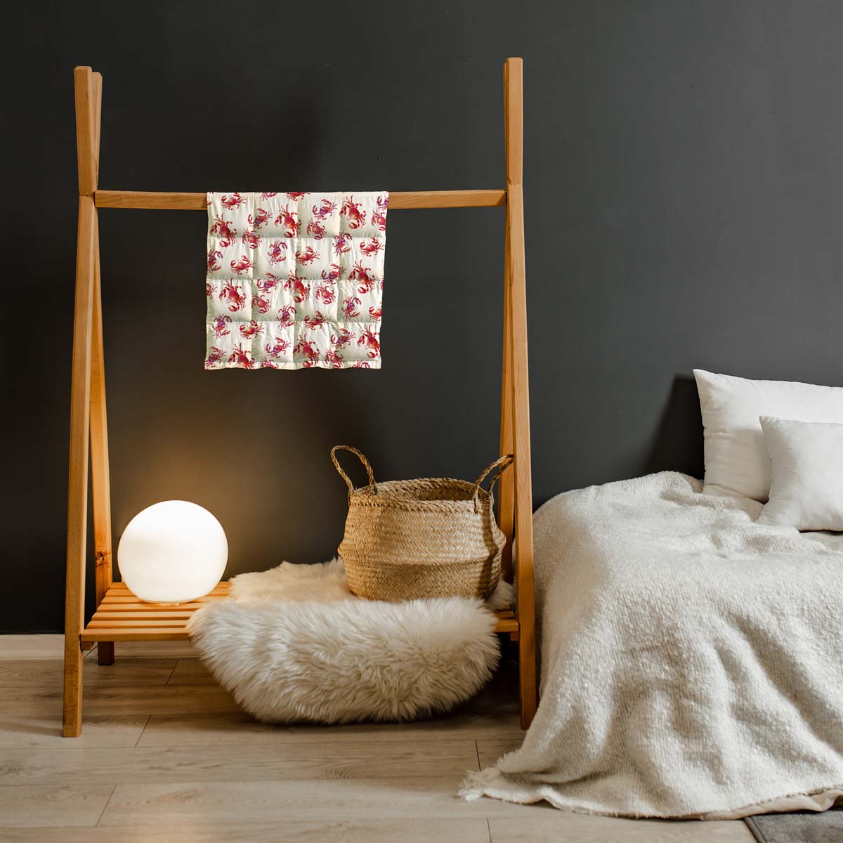 Coussin lesté pour enfants - motifs animaux marins