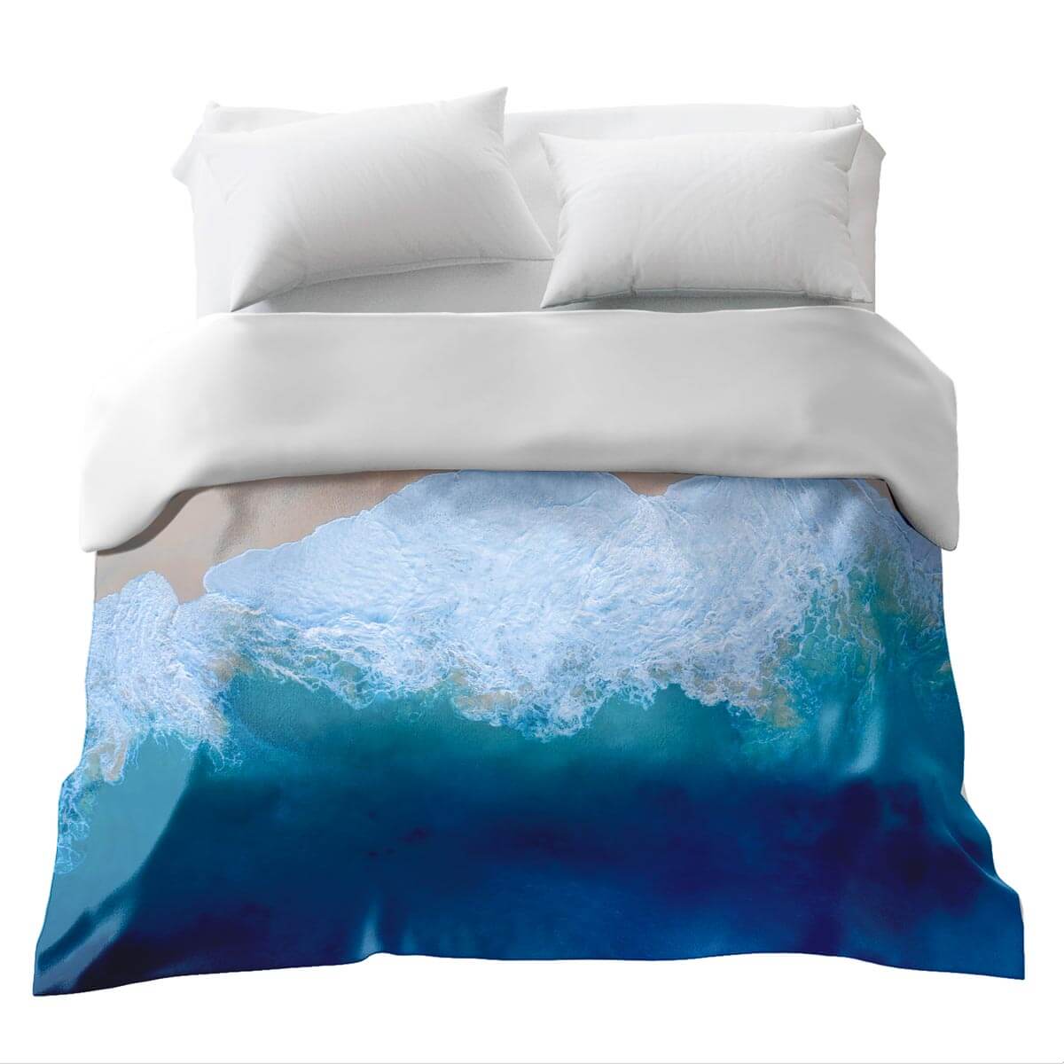 Couverture thérapeutique originale - Housse en coton Bruit de la mer