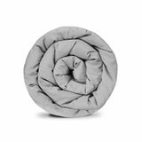 Couverture thérapeutique originale - Housse en coton gris clair