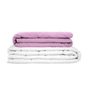 Couverture de Thérapie Originale - Couverture Pondérée avec Housse en Coton Lavande pour Enfants