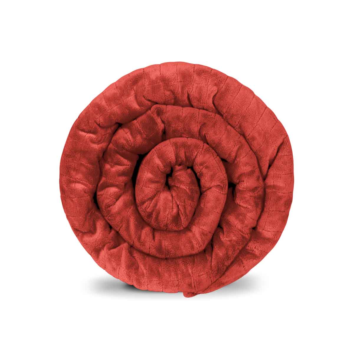 Couverture thérapeutique originale - Housse 4 saisons en rouge