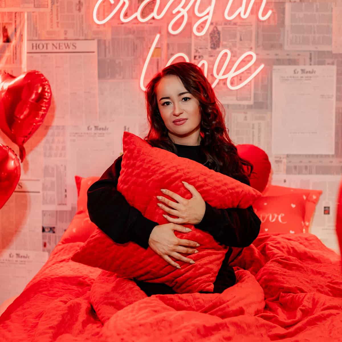 Coussin de santé rouge pour adultes