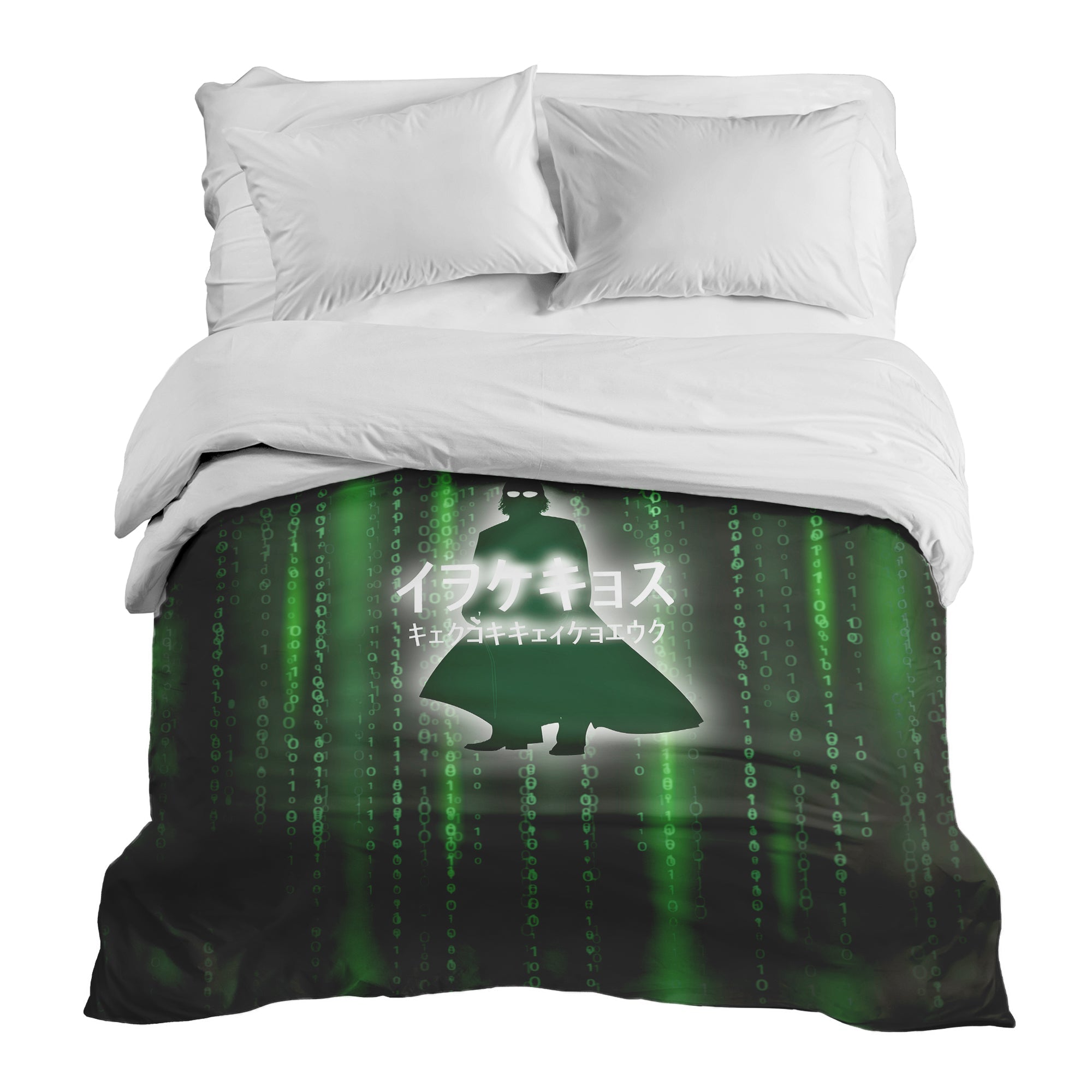 Couverture thérapeutique originale - Housse en coton Vert Matrix II