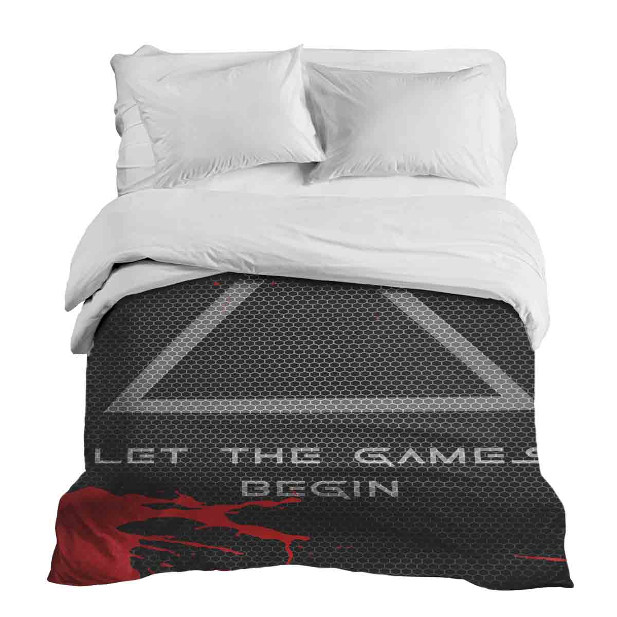 Couverture thérapeutique originale - Housse en coton noire Games