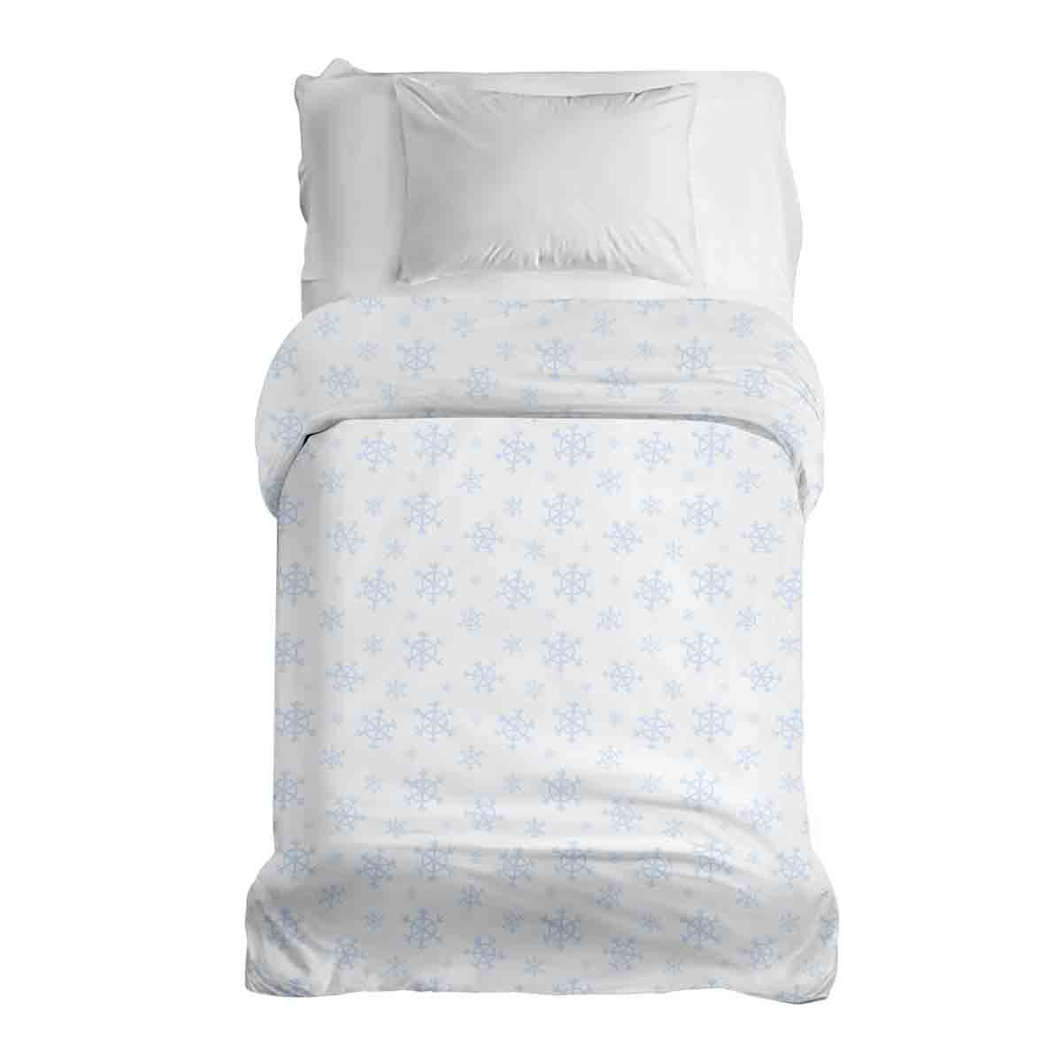 Couverture thérapeutique originale - Housse en coton flocons de neige