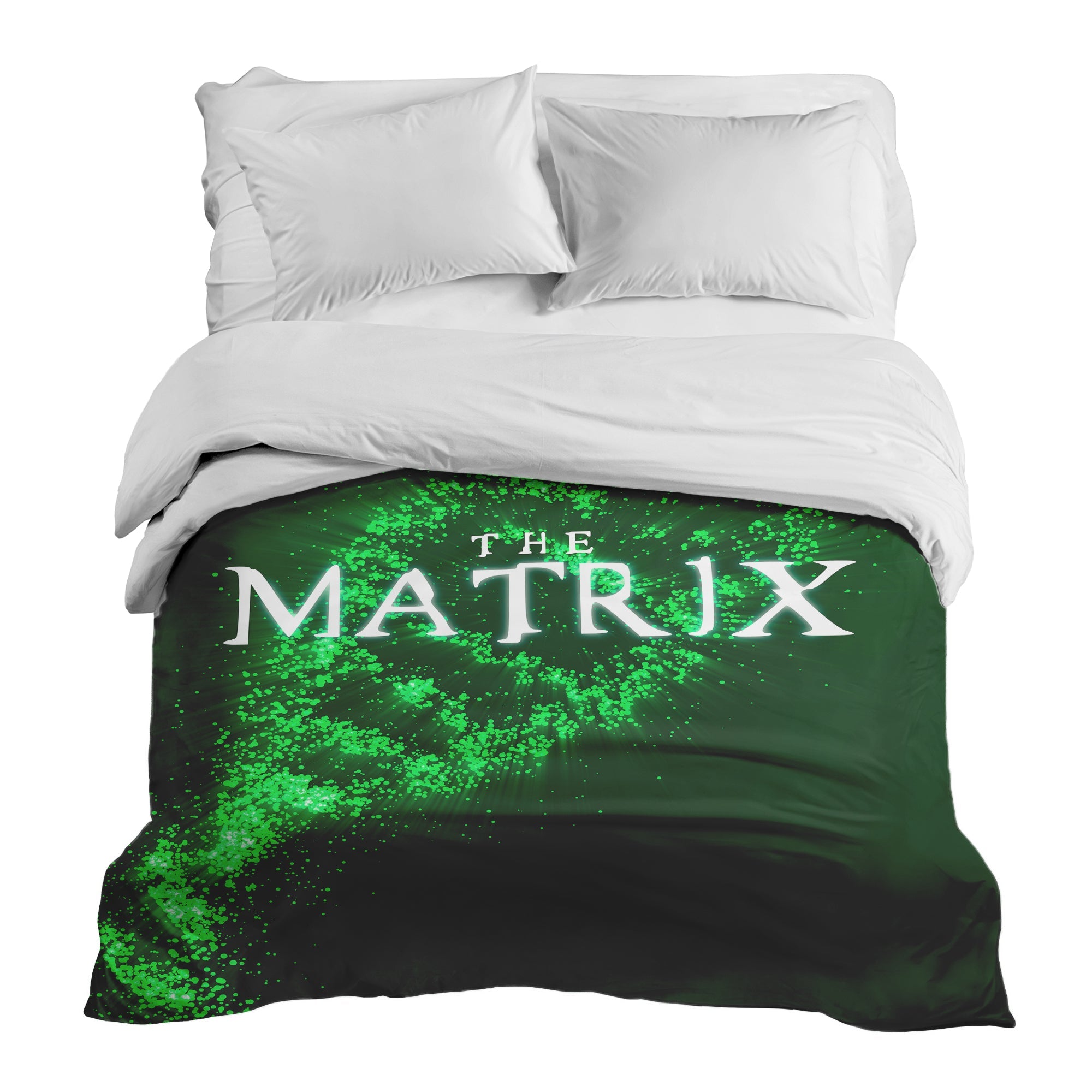 Couverture thérapeutique originale - Housse en coton verte Matrix DNA