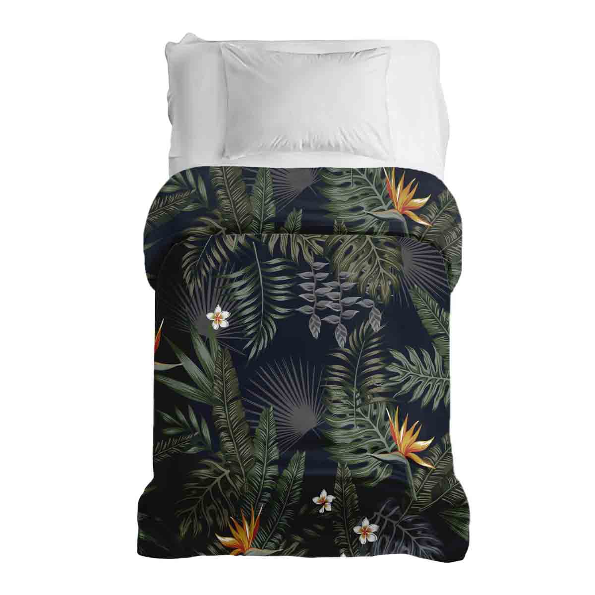 Couverture thérapeutique originale - Housse en coton forêt tropicale