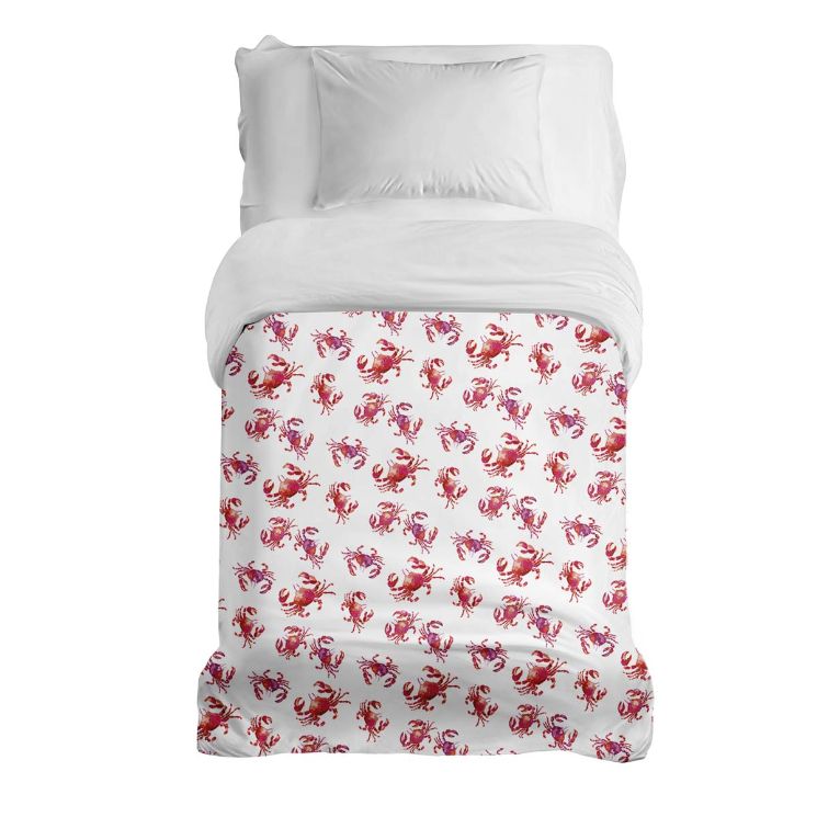 Couverture thérapeutique originale - Housse en coton Crabes