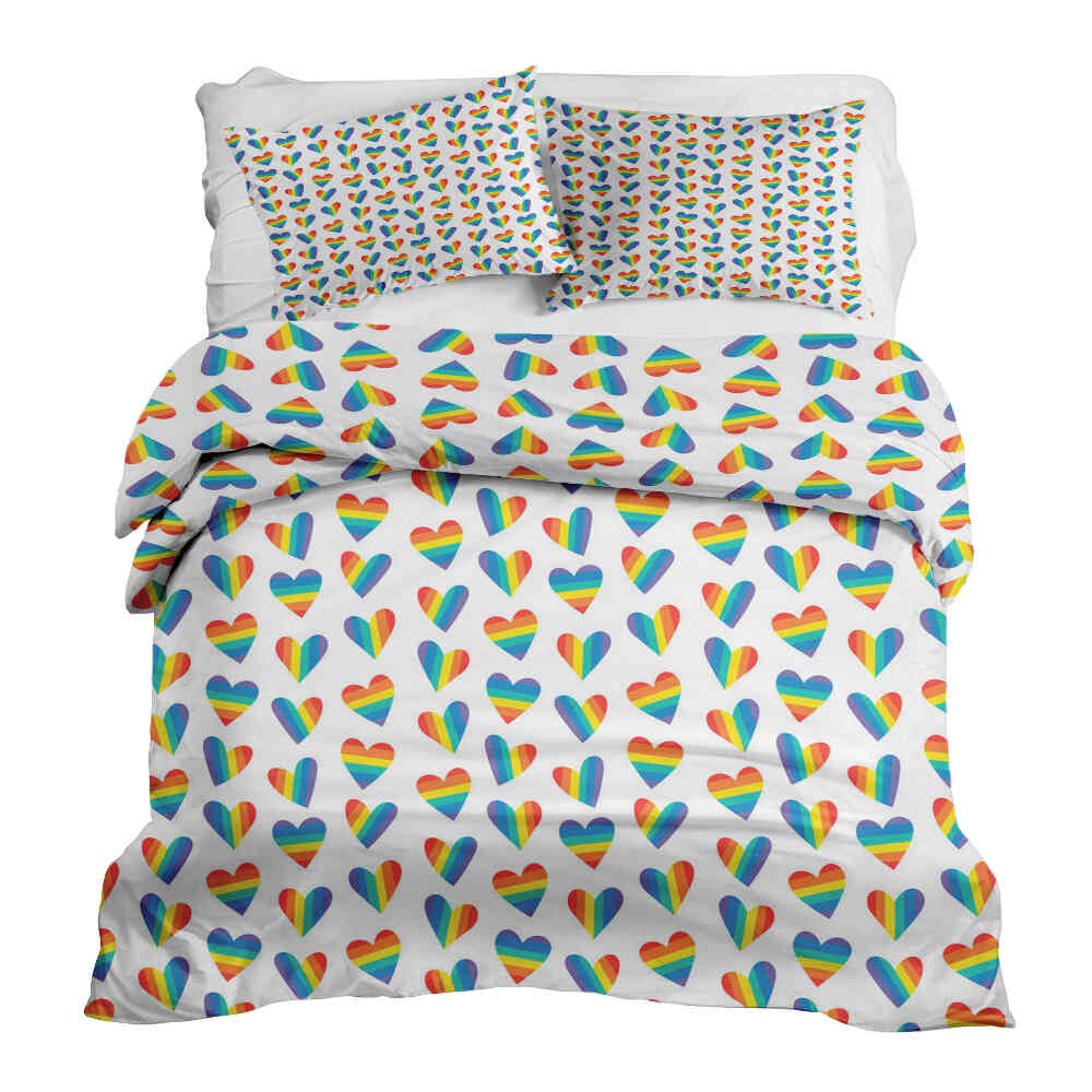 Original Therapiedecke - Ensemble de literie en coton LOVE IS LOVE