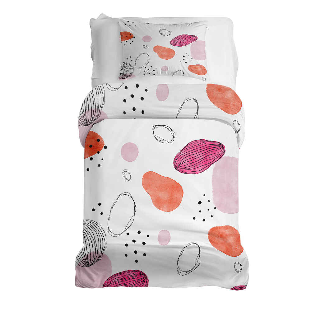 Original Therapiedecke - Ensemble de literie en coton cercles abstraits