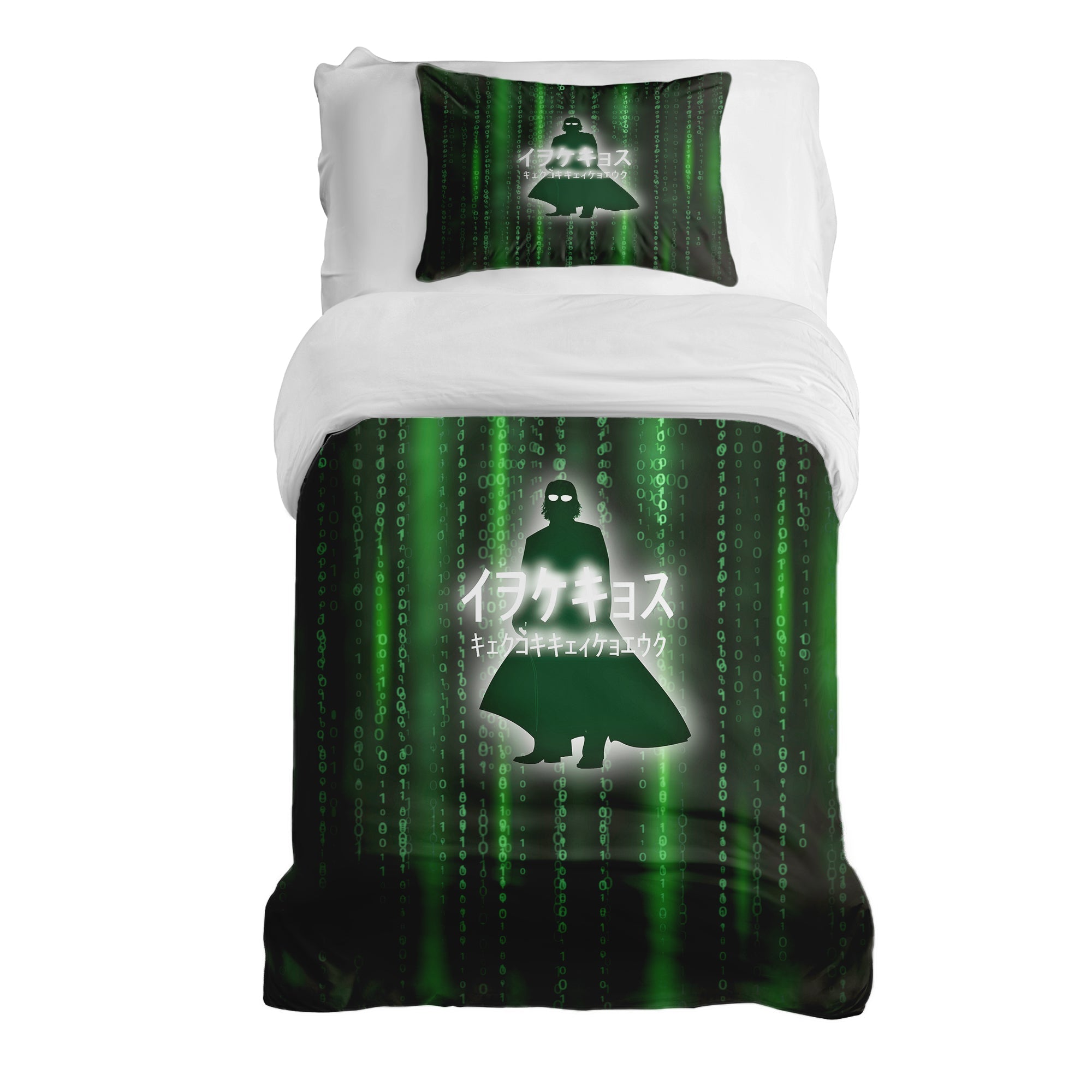 Couverture Thérapeutique Originale TD - Ensemble de Literie en Coton Vert Matrix II