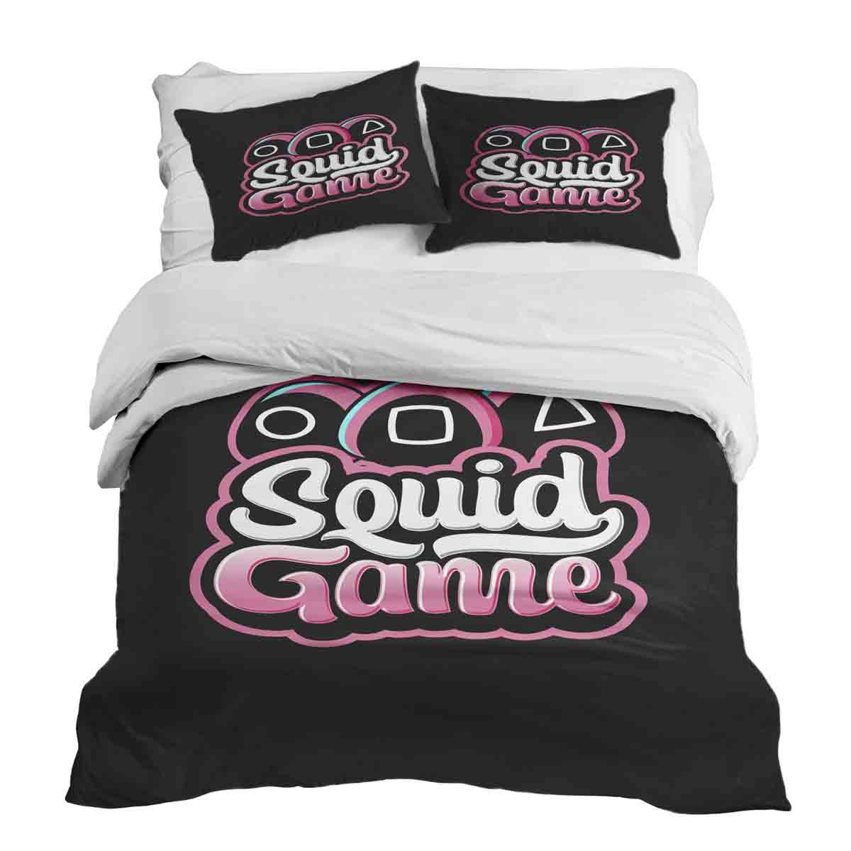 Original Therapiedecke - Ensemble de literie en coton Noir Squid