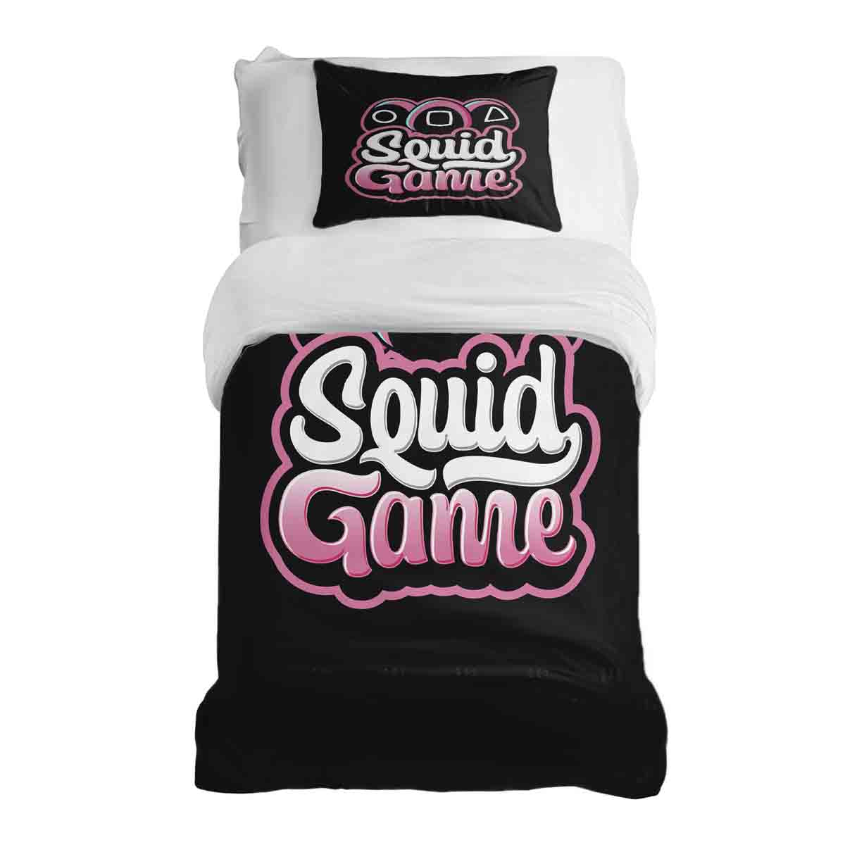 Original Therapiedecke - Ensemble de literie en coton Noir Squid