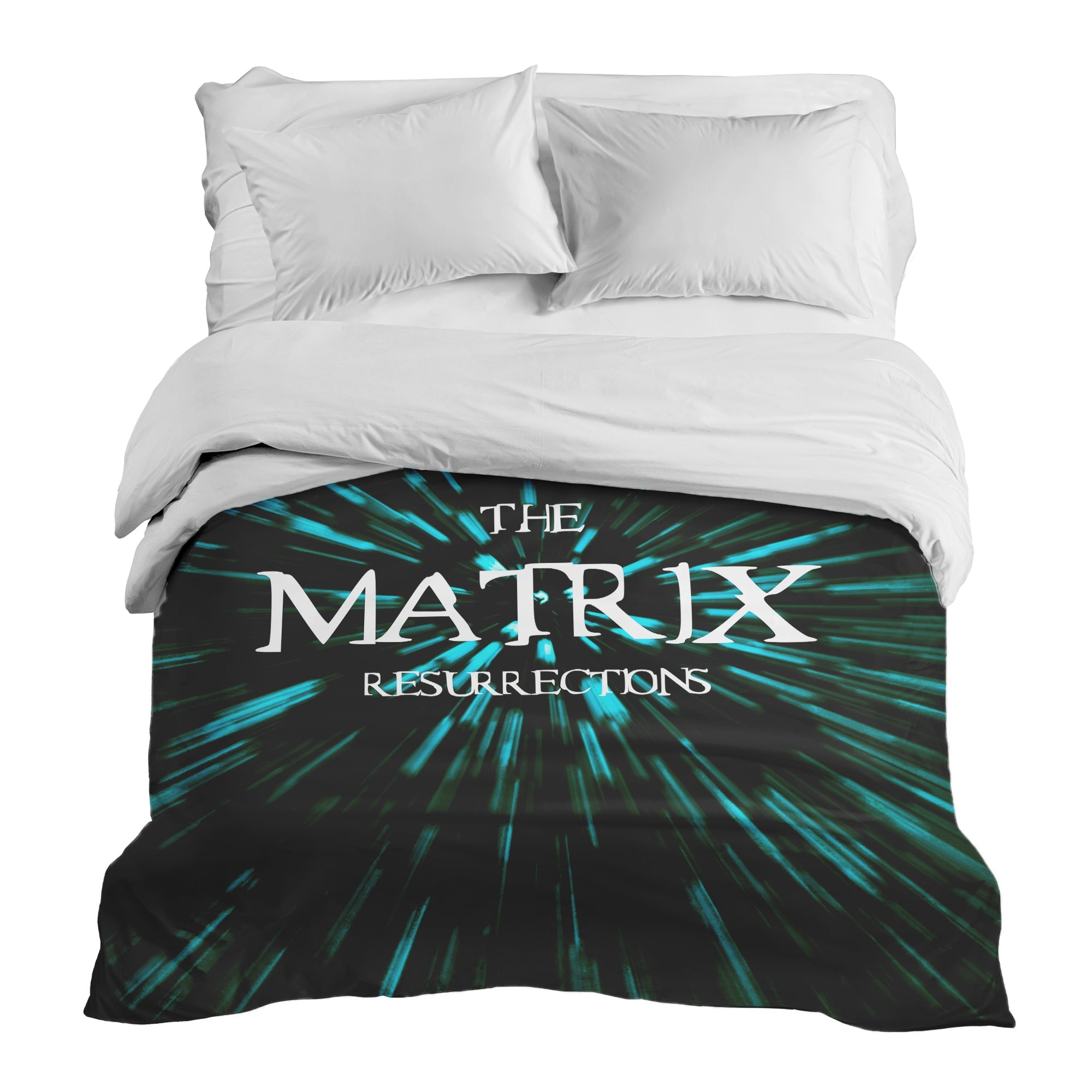 Couverture thérapeutique originale - Housse en coton avec inscription The Matrix