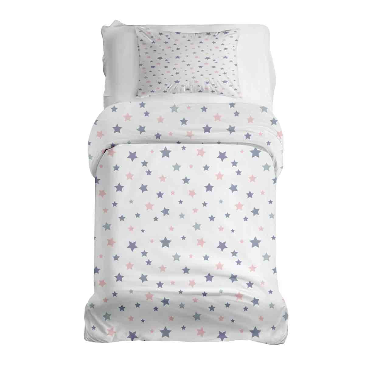 Couette thérapeutique Ensemble de literie blanc avec étoiles