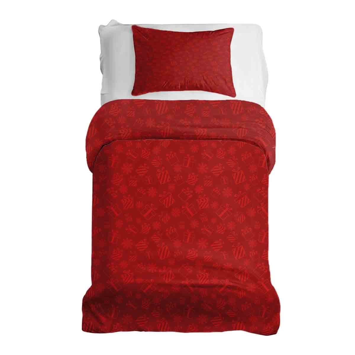 Original Therapiedecke - Ensemble de literie en coton Rouge Cadeaux