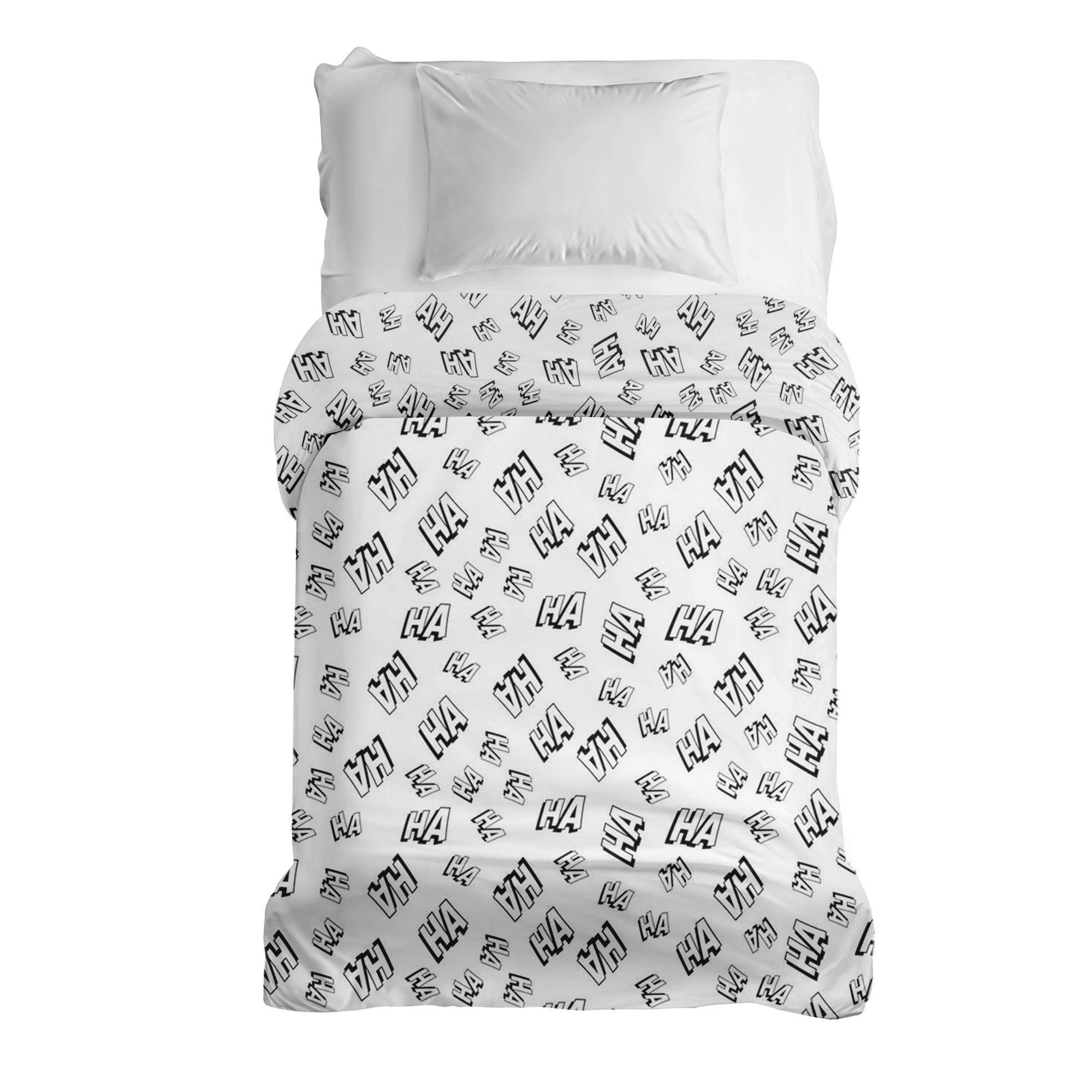 Couverture thérapeutique originale - Housse en coton blanc Ha Ha