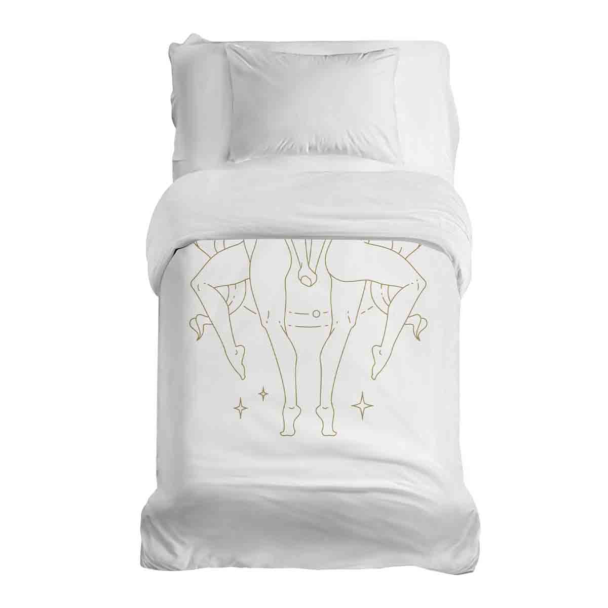 Couverture thérapeutique originale - Housse en coton Constellation Gémeaux