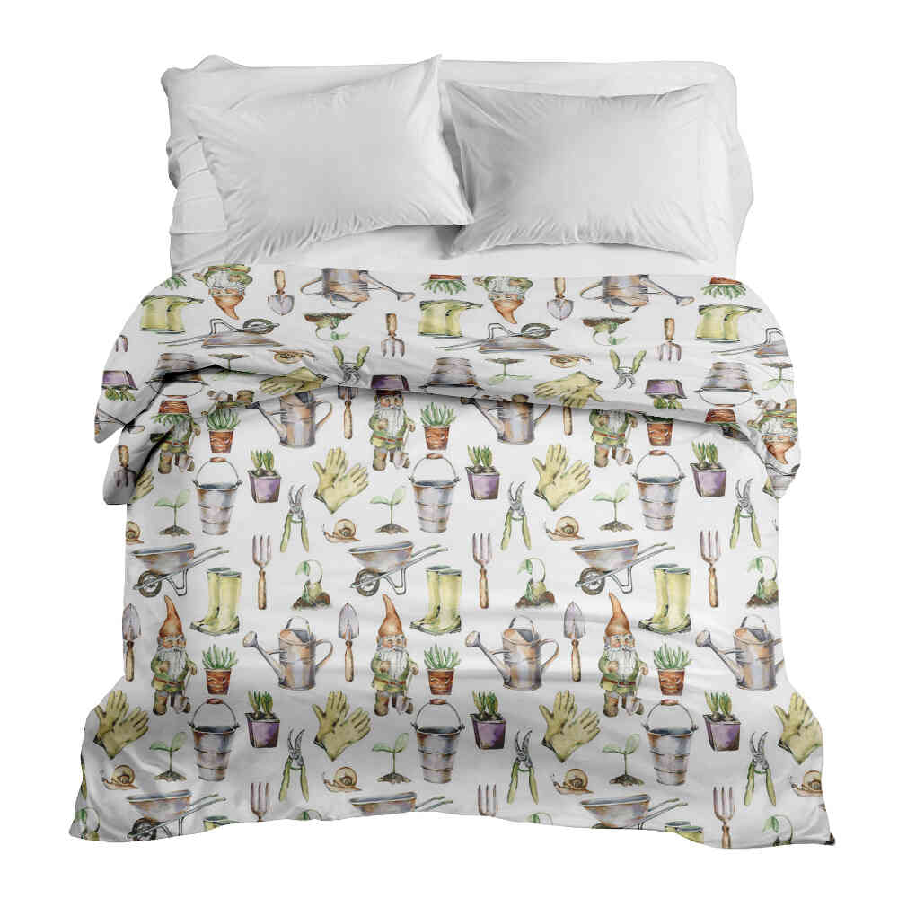 Couverture thérapeutique originale - Housse en coton blanc jardinage