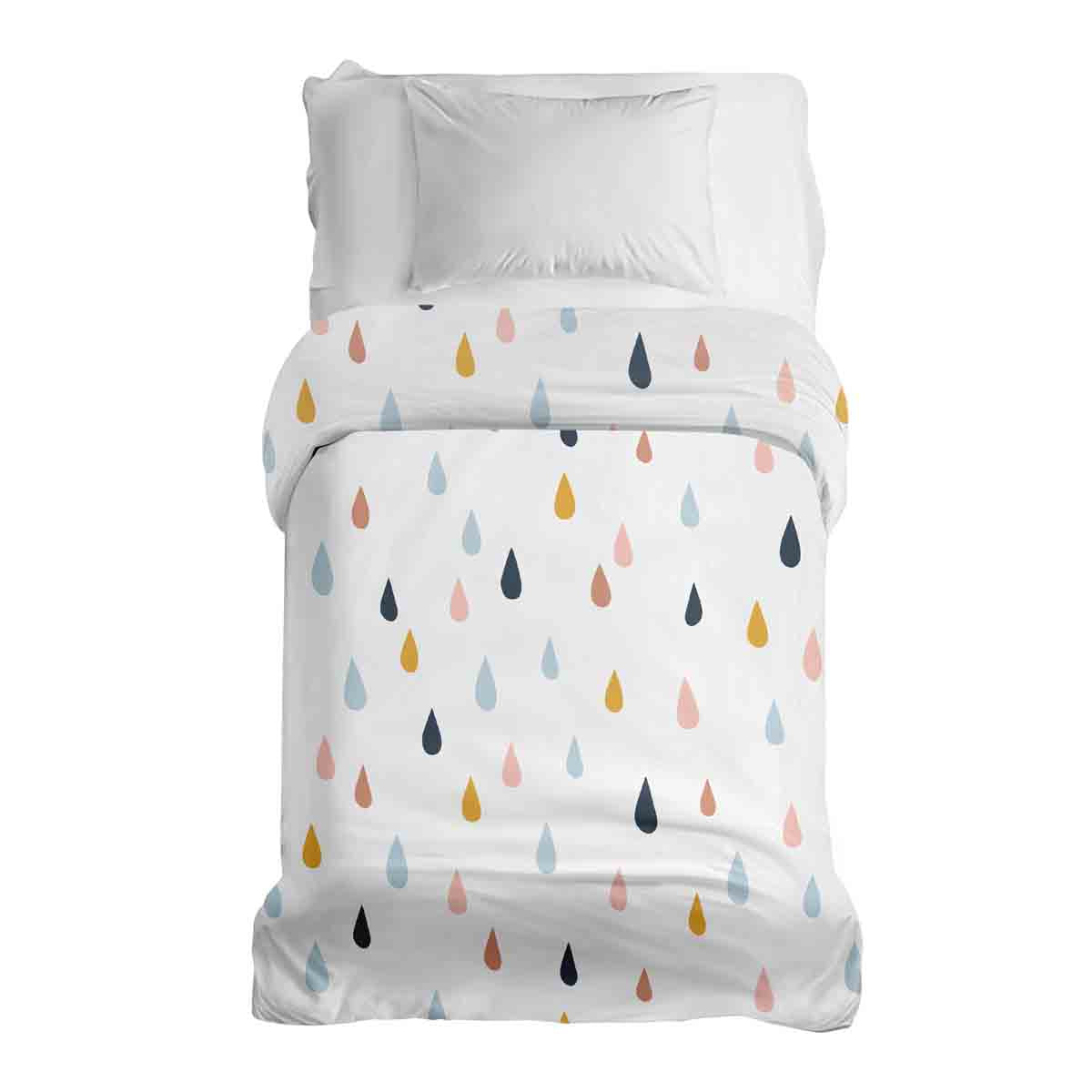 Couverture thérapeutique originale - Housse en coton avec gouttes colorées