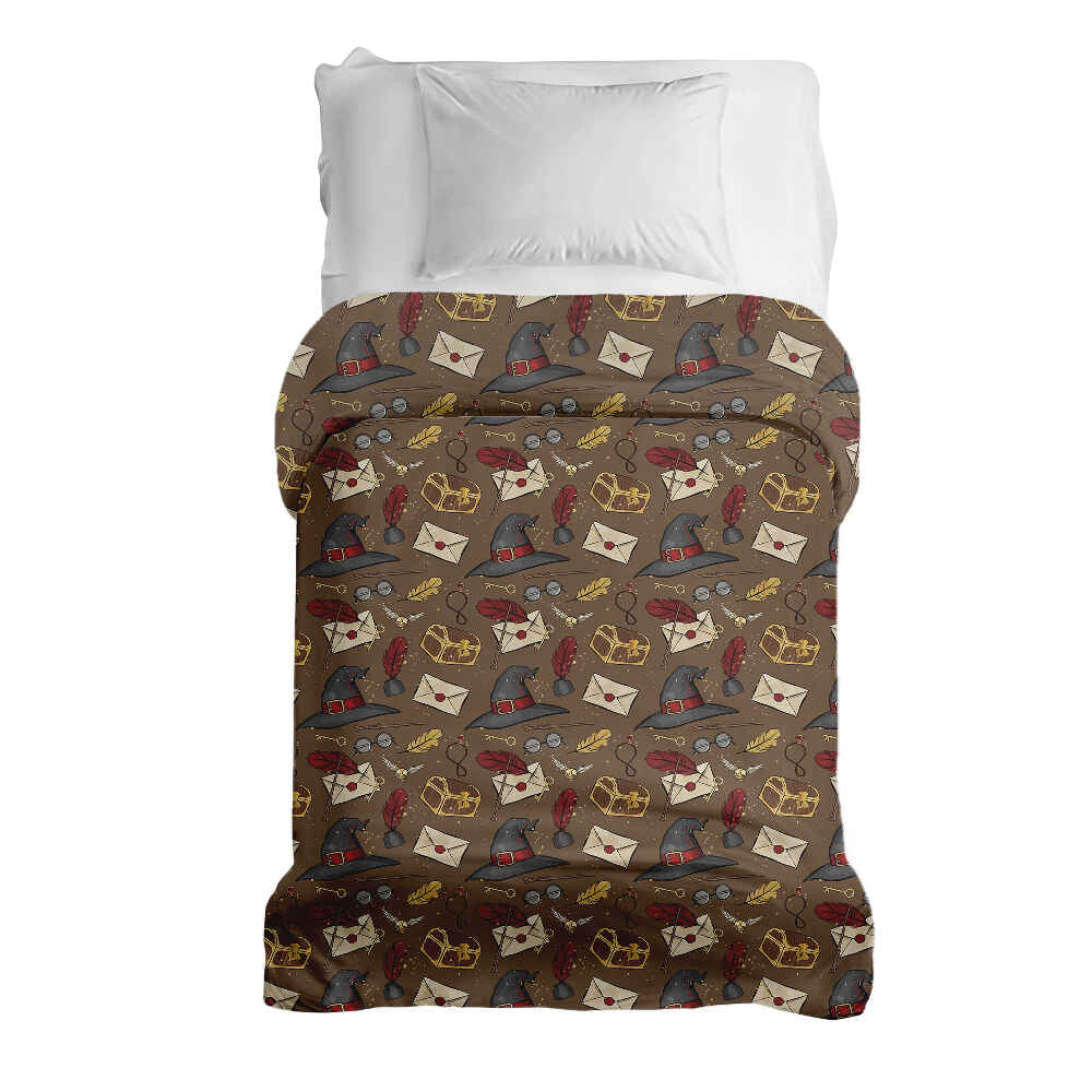 Couverture thérapeutique originale - Housse en coton chapeau parlant