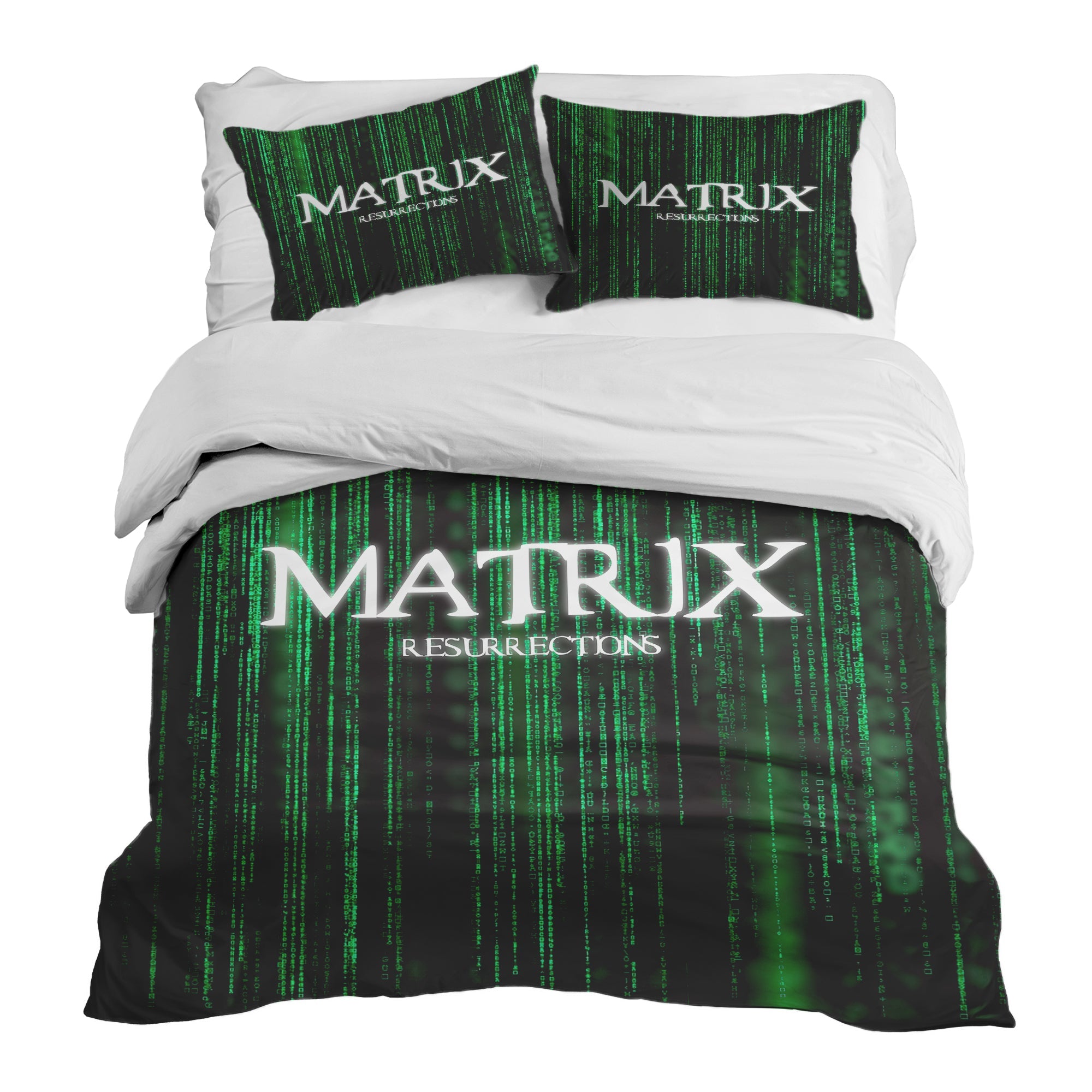 Couverture thérapeutique originale - ensemble de literie coton Matrix en vert