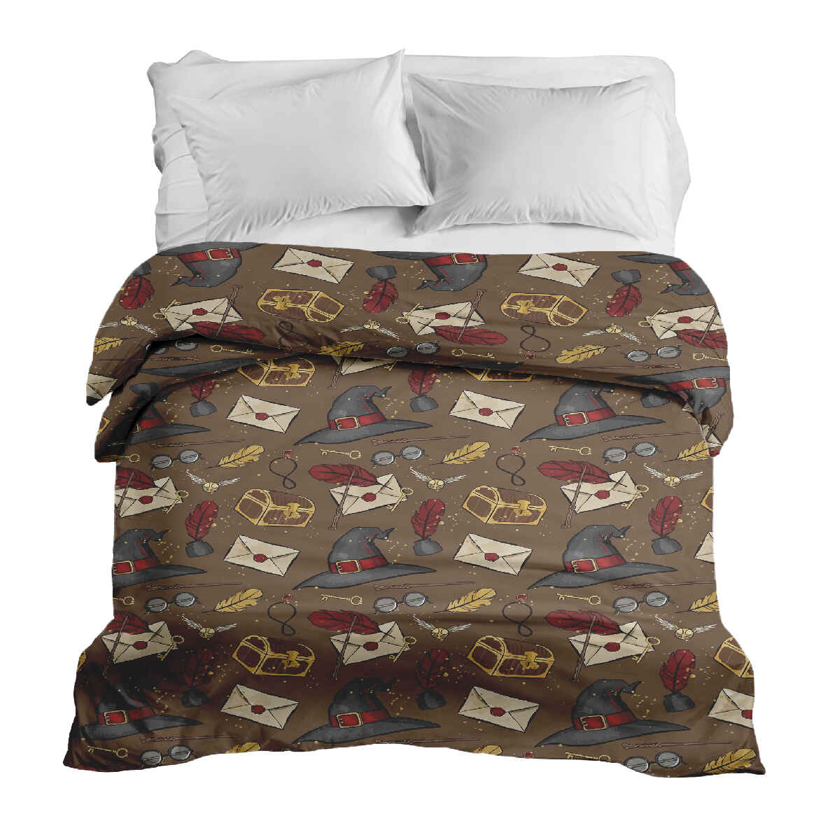 Couverture thérapeutique originale - Housse en coton chapeau parlant