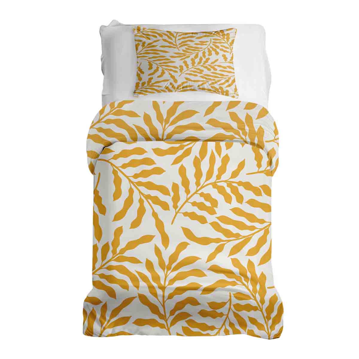 Original Therapiedecke - Ensemble de literie en coton avec branches jaunes