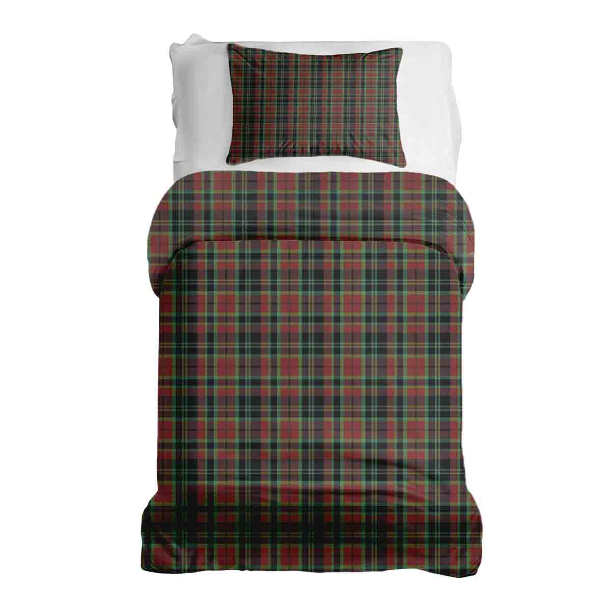 Couette de thérapie Ensemble de linge de lit motif carreaux de Noël