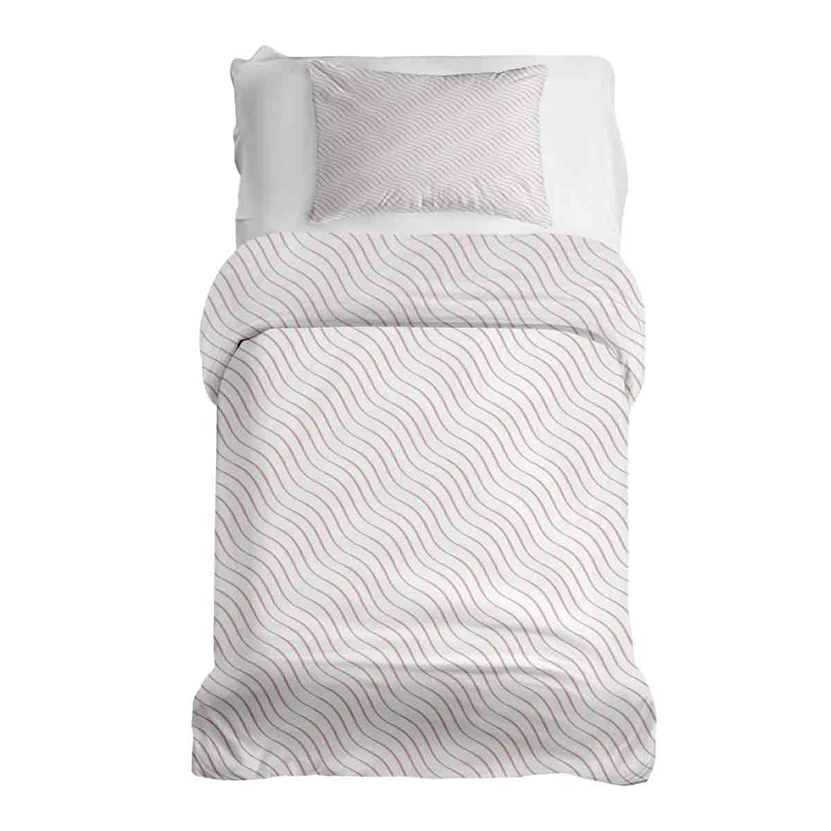 Original Therapiedecke - Ensemble de literie en coton Vagues roses