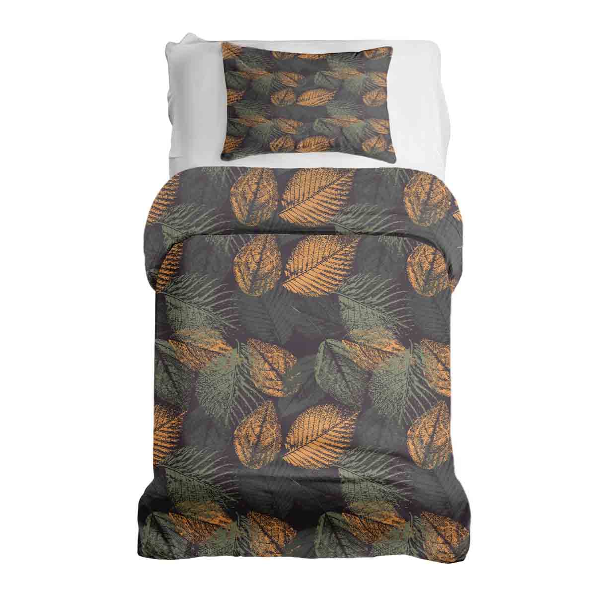 Original Therapiedecke - Ensemble de literie en coton TD motif feuilles automnales
