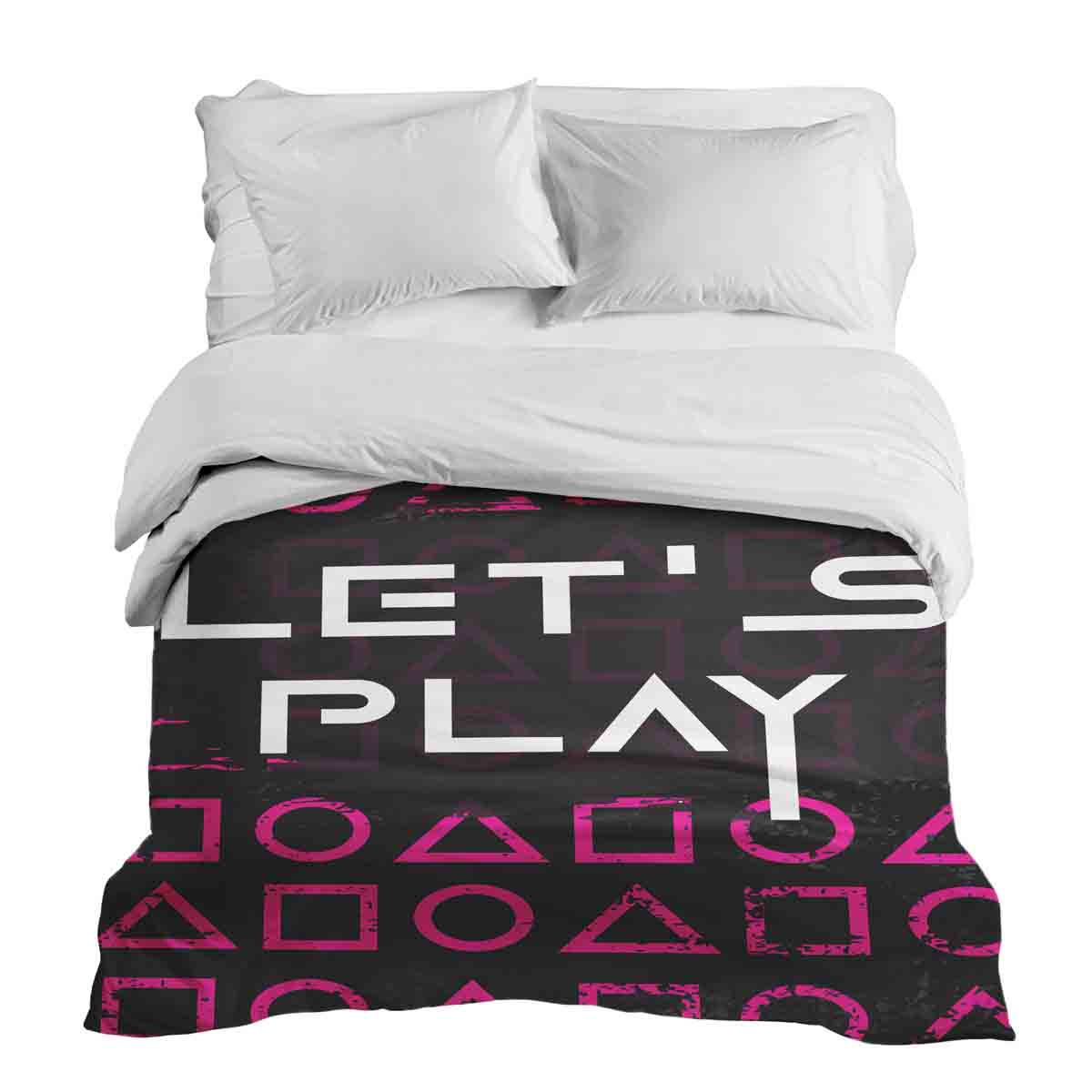 Couverture thérapeutique originale - Housse en coton Let's Play