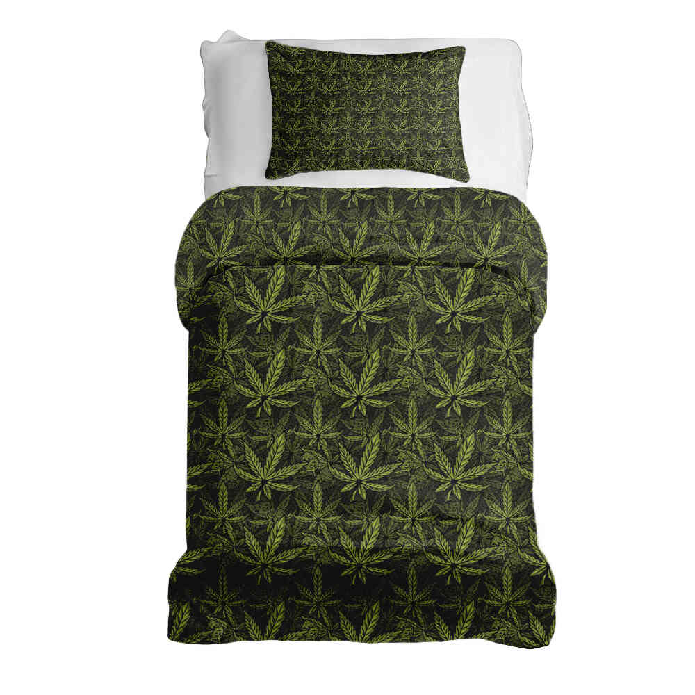Original Therapiedecke - Ensemble de literie en coton feuille de chanvre