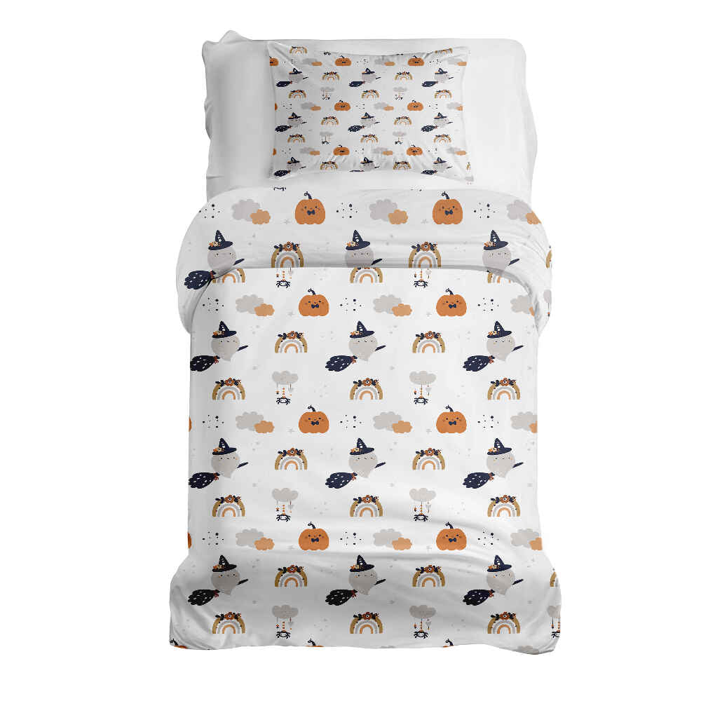 Couette thérapeutique Ensemble de literie Blanc Automne