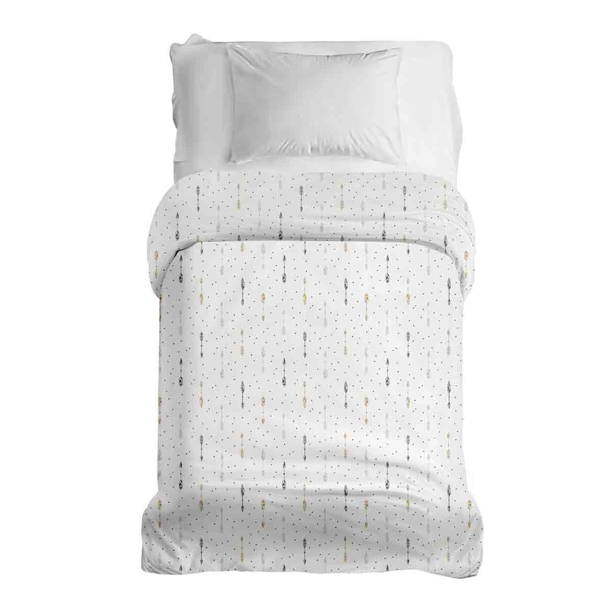 Couverture thérapeutique originale - Housse en coton à pois et flèches