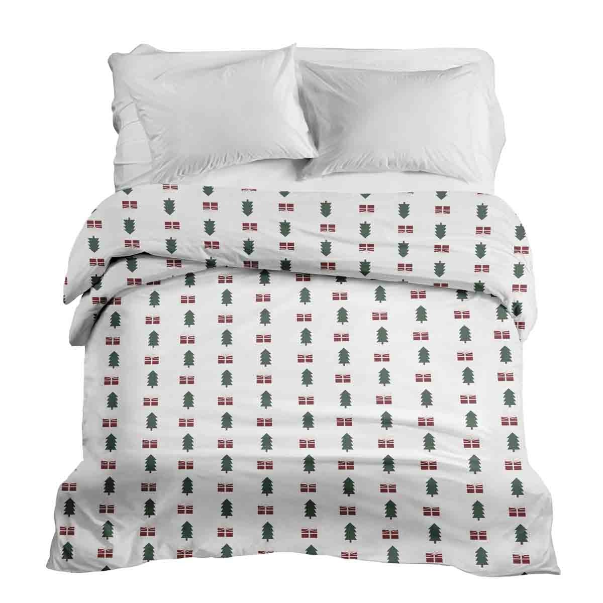 Couverture thérapeutique originale - Housse en coton Ambiance de Noël