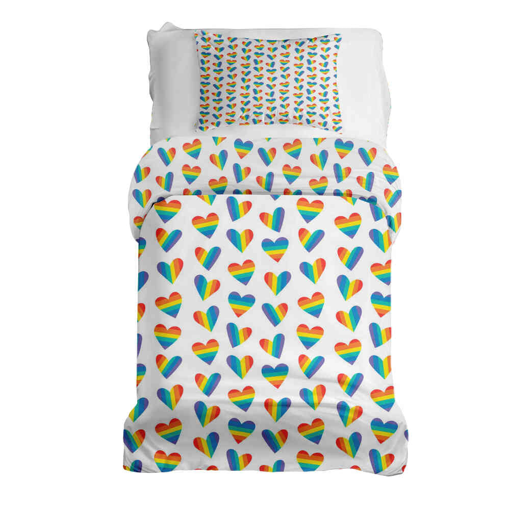 Original Therapiedecke - Ensemble de literie en coton LOVE IS LOVE