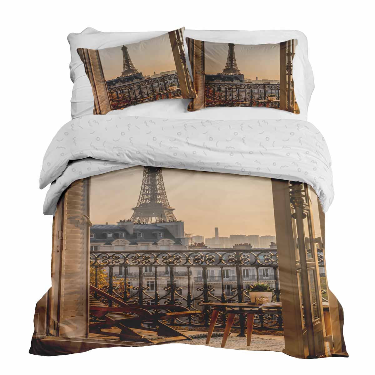 Original Therapiedecke - Ensemble de literie en coton TD jaune Paris