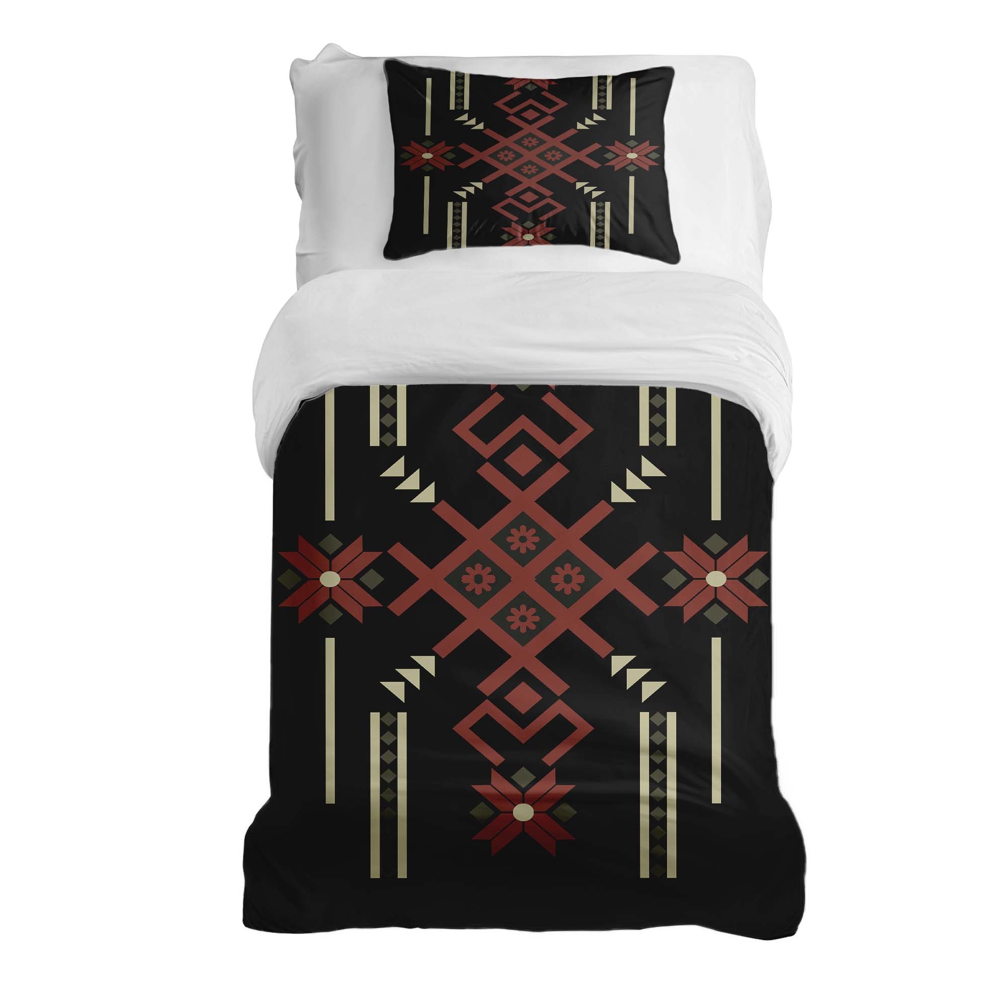 Original Therapiedecke - Ensemble de literie en coton avec grand flocon de neige