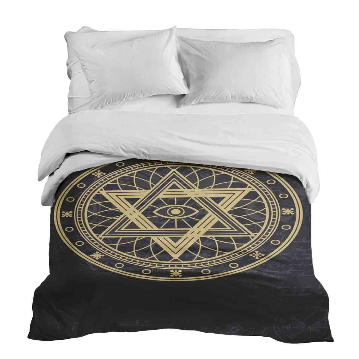 Couverture thérapeutique originale - Housse en coton Étoile Boussole